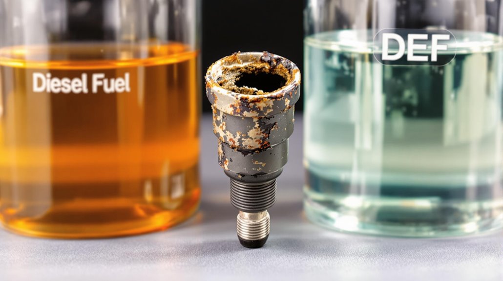 signs of def contamination